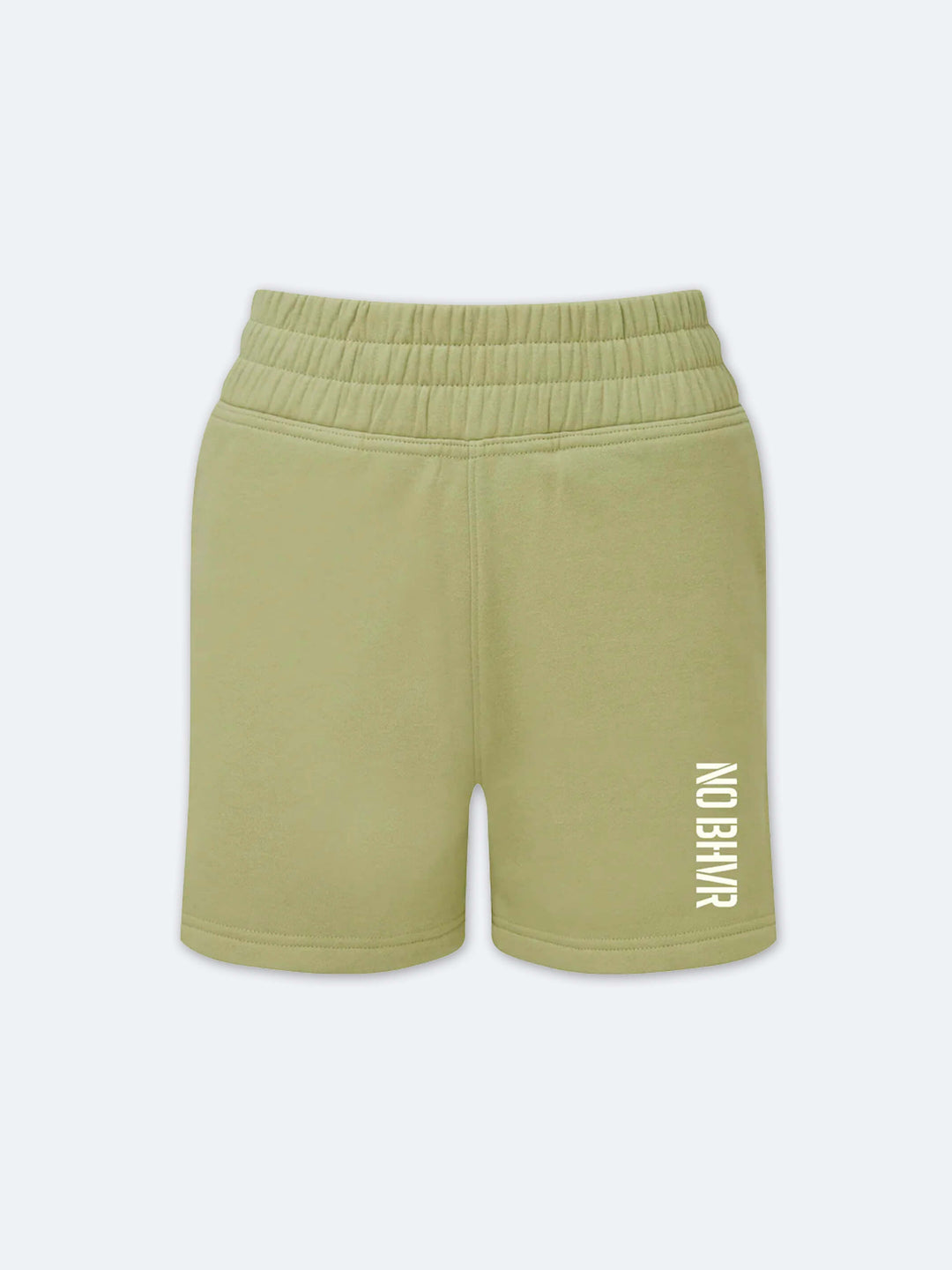 NO BHVR Ladies Terry Shorts (Sage Green)
