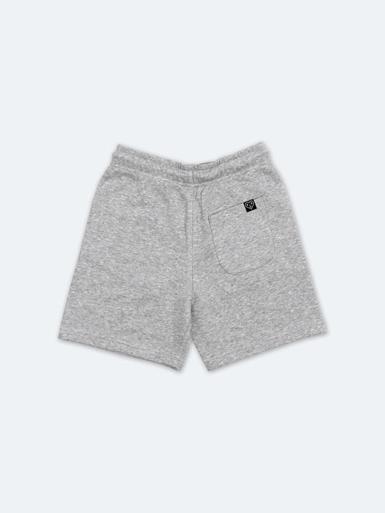 Kids Stencil Shorts (Heather Grey)
