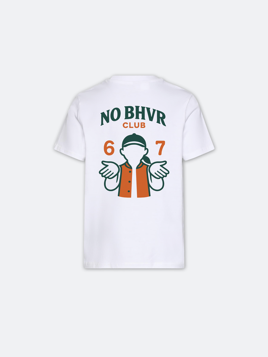 NO BHVR Club 67 Kids Tee Girl (White)
