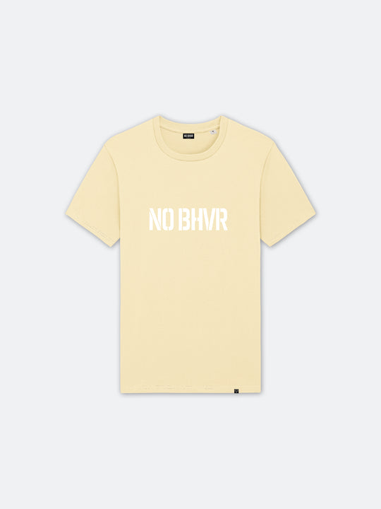 Stencil Large Print Tee (Butter)