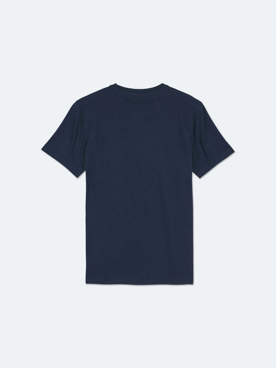 Stencil Large Print Tee (Navy Blue)