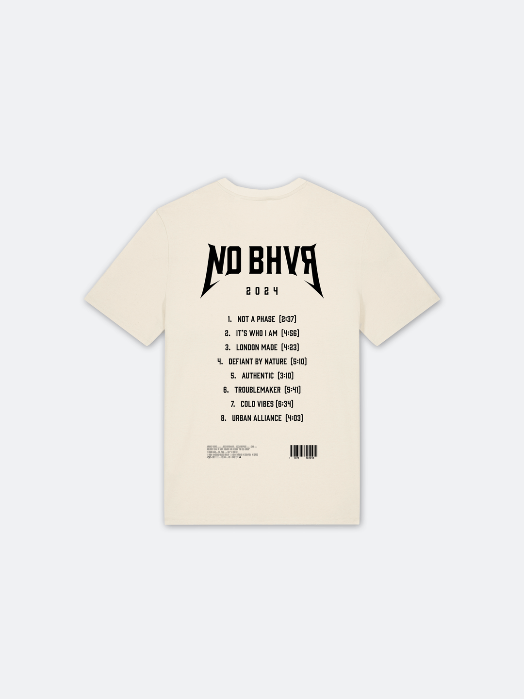 NO BHVR On Tour Tee (Cream)