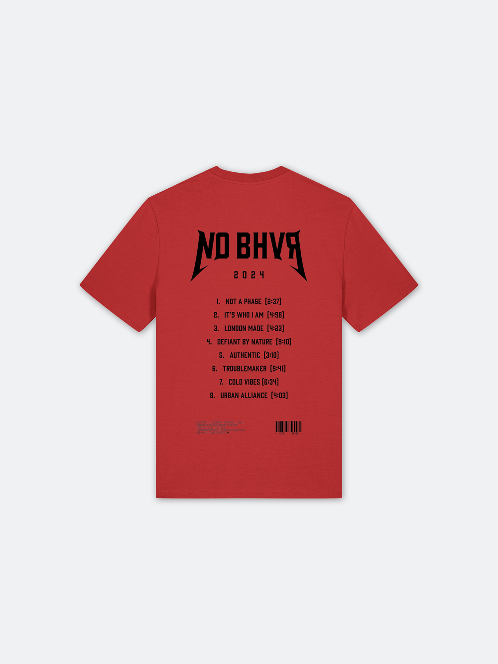 NO BHVR On Tour Tee (Red)