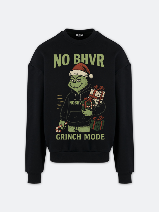 NO BHVR Christmas Grinch Sweater (Black)
