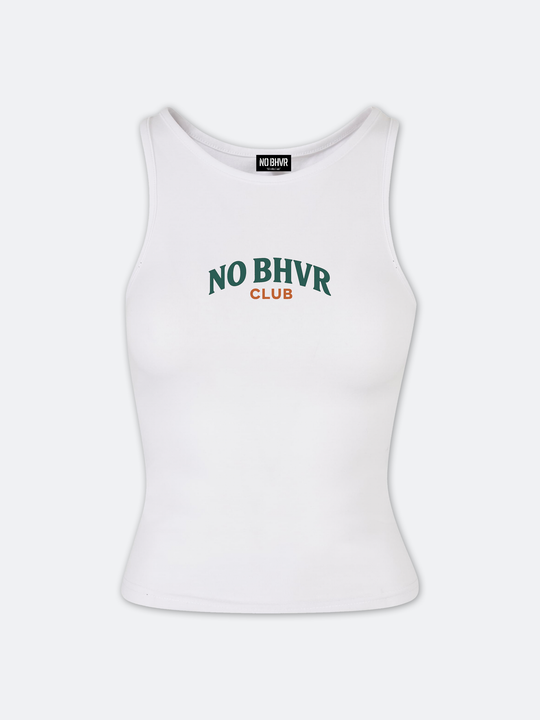 NO BHVR Club Vest (White)