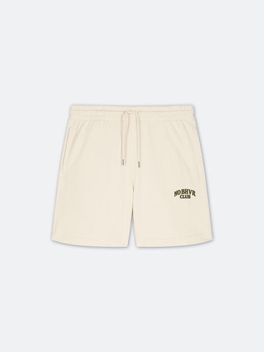NO BHVR Club Shorts (Cream)