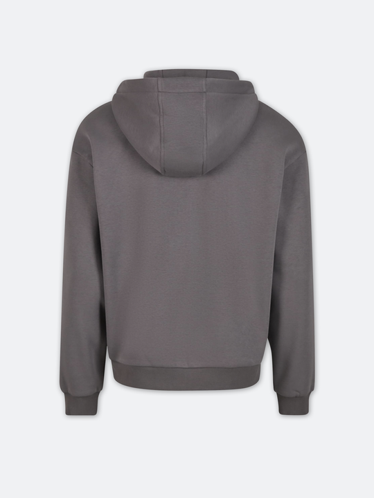 NO BHVR Club Zipped Hoodie (Grey)