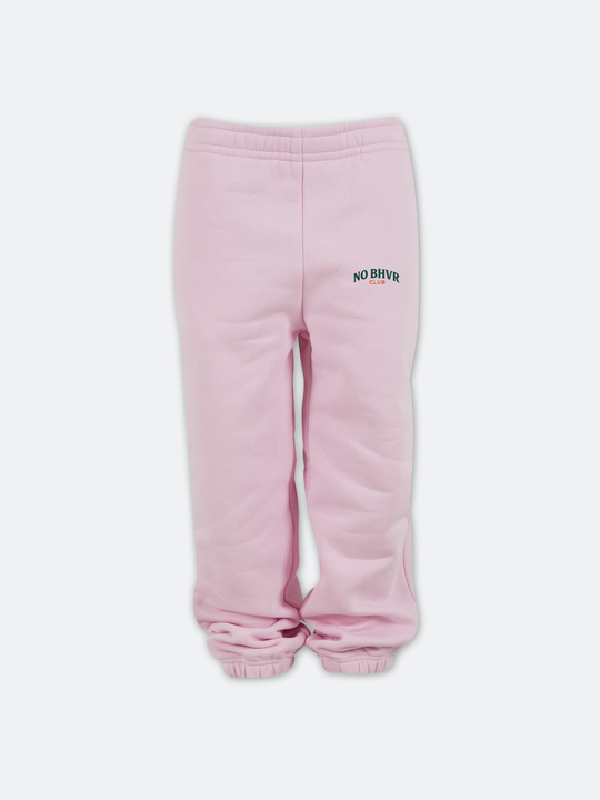 NO BHVR Club Kids Sweat Pants (Pink)