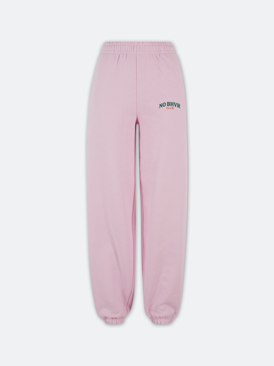 NO BHVR Club Ladies Sweat Pants (Pink)