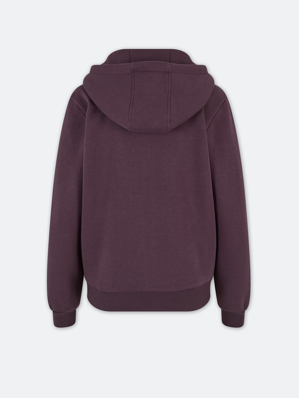 NO BHVR Club Ladies Zipped Hoodie (Plum)