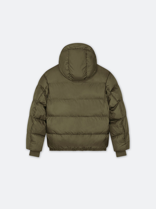 NO BHVR Club Oversized Puffer Jacket (Khaki)