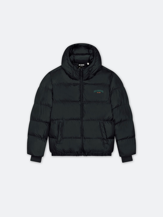 NO BHVR Club Oversized Puffer Jacket (Black)