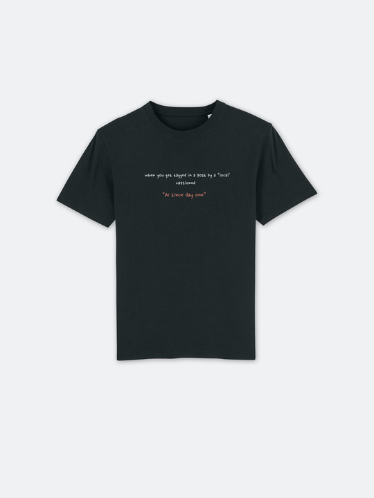 Slogan tee quote1 black