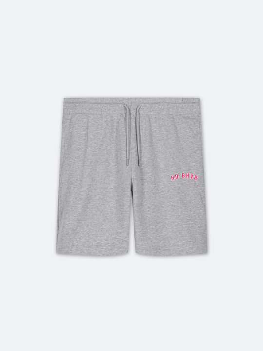 Varsity Pink Shorts (Heather Grey)