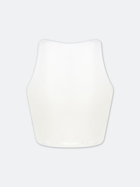 Future Cropped Vest (White)