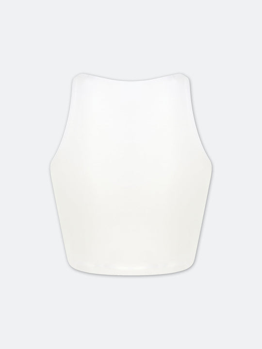 Future Blue Cropped Vest (White)