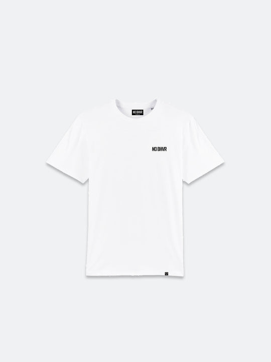 Stencil Black logo Tee (White)