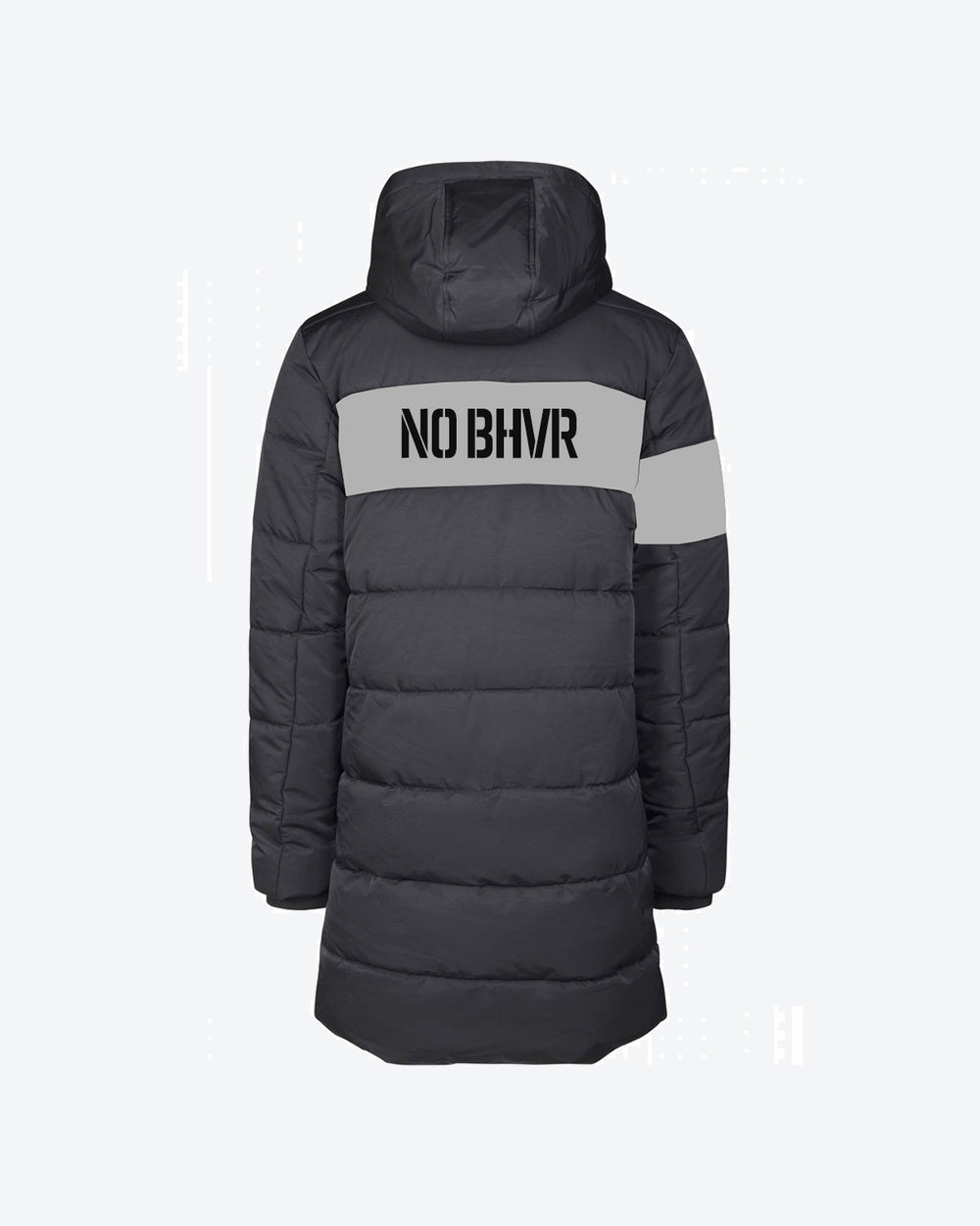 NO BHVR Reflective Mens Puffer Jacket