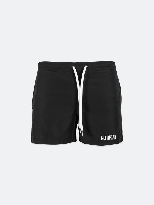 Stencil Swim Shorts (Black)