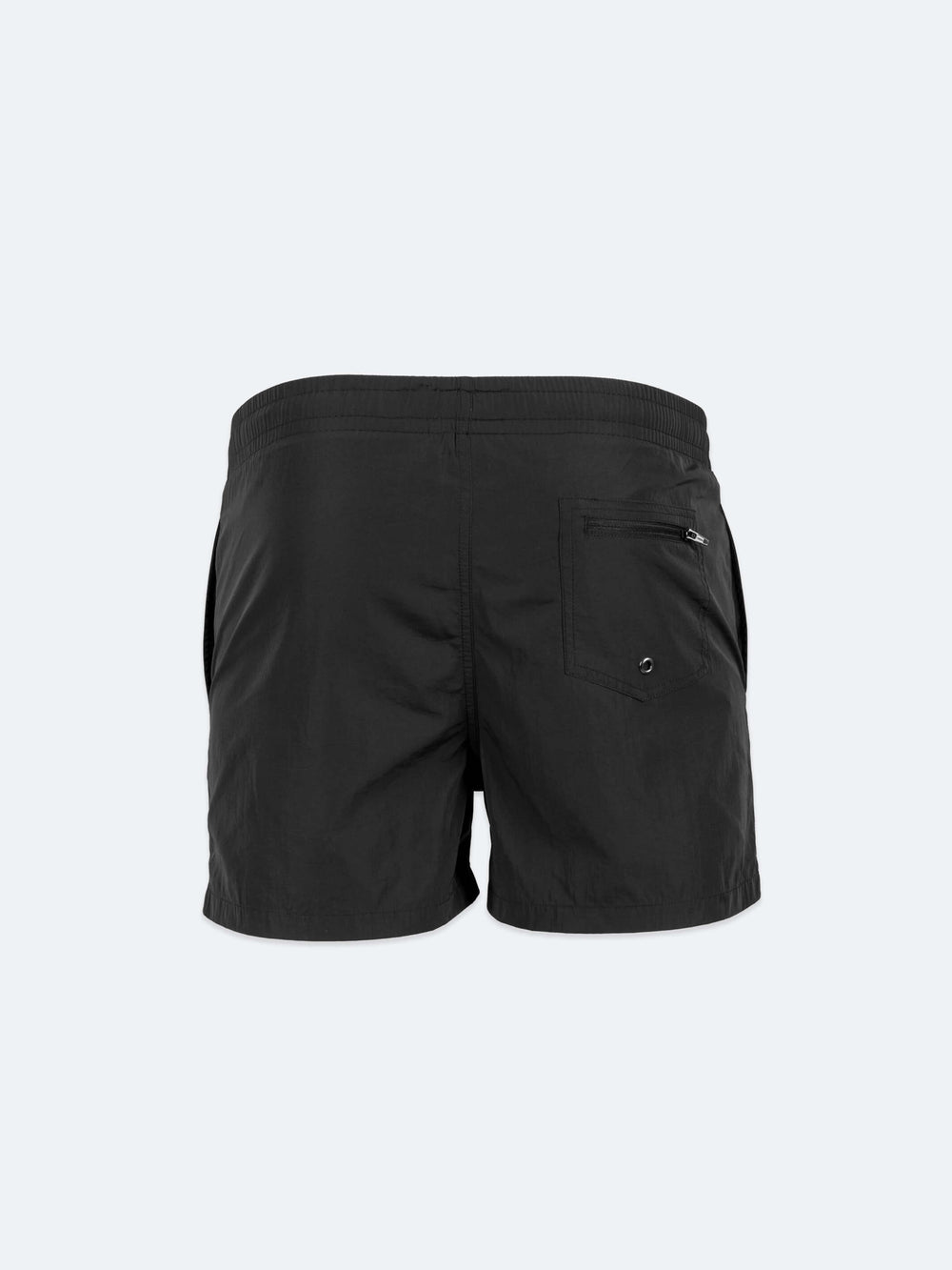 Boxed Swim Shorts (Black)