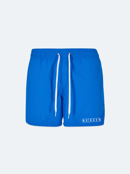 Boxed Swim Shorts (Cobalt Blue)