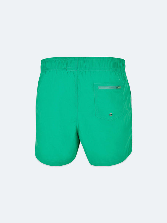 Boxed Swim Shorts (Forest Green)