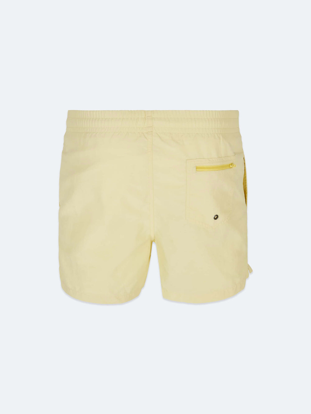 Boxed Swim Shorts (Light Yellow)