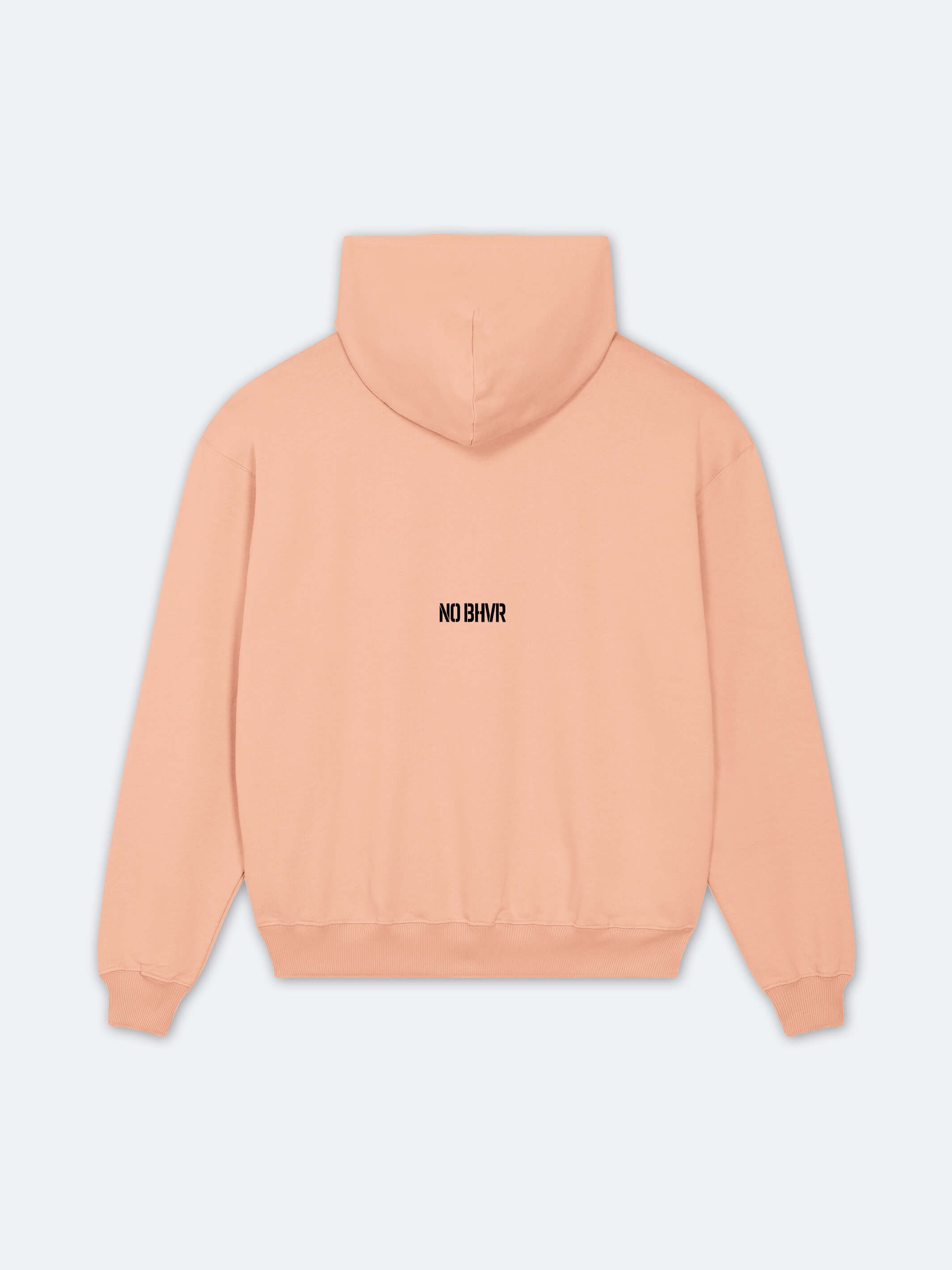 Light top peach hoodie