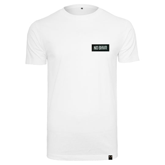 NO BHVR Badged Tee (White)