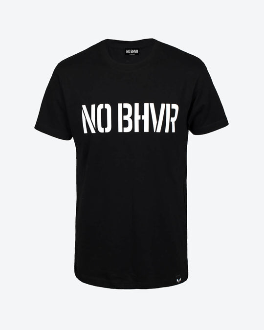 NO BHVR Large Print Tee (Black)