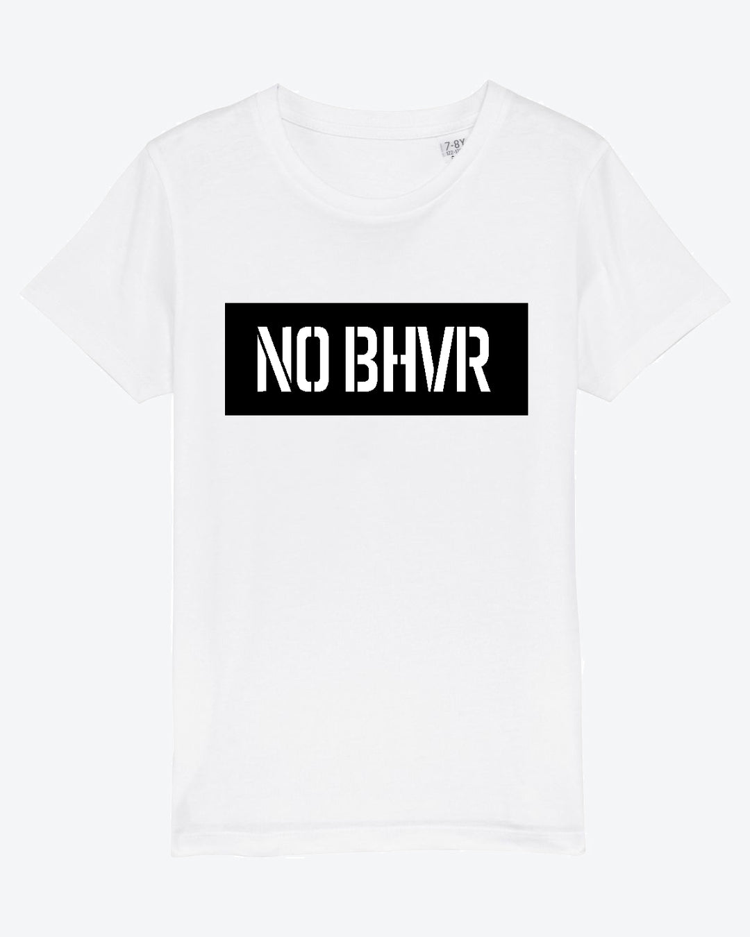 NO BHVR Kids Banner Tee (White)